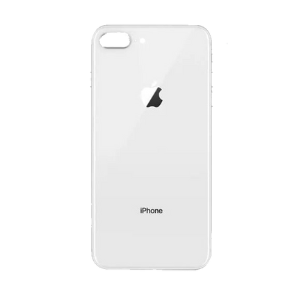 Tapa trasera con hoyo grande iPhone 8 plus blanco