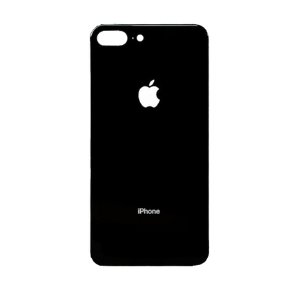 Tapa trasera con hoyo grande iPhone 8 plus negro