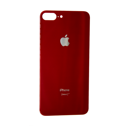 Tapa trasera con hoyo grande iPhone 8 plus rojo