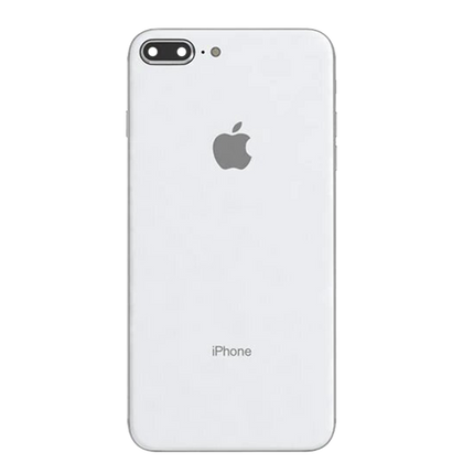 Tapa trasera iPhone 8 plus con lente blanca