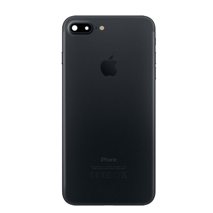 Tapa trasera iPhone 8 plus con lente negra