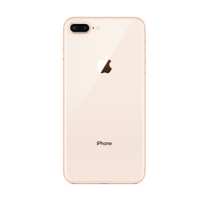 Tapa trasera iPhone 8 plus con lente oro